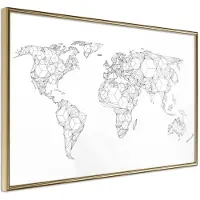 Artgeist World Of Diamonds and Triangles juliste