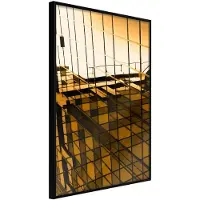 Artgeist Steel And Glass (Yellow) juliste
