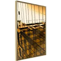 Artgeist Steel And Glass (Yellow) juliste
