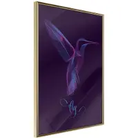 Artgeist Fluorescent Hummingbird juliste