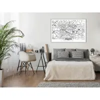 Artgeist City Map: Cracow juliste