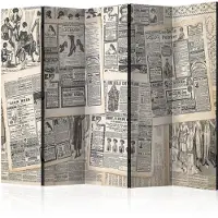 Artgeist Vintage Newspapers 5-osainen sermi