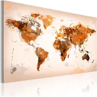 Artgeist Map Of The World - Desert Storm taulu