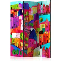 Artgeist Rainbow-Hued Town 3-osainen sermi