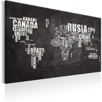 Artgeist World Map: Spanish Geography (Es) taulu