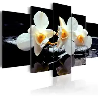 Artgeist Orchids With Orange Accent taulusetti
