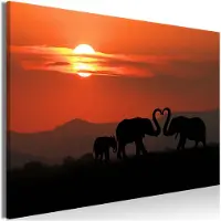 Artgeist Elephants In Love Wide taulu