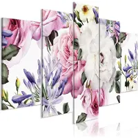Artgeist Rose Composition Wide Colourful taulusetti