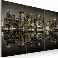 Artgeist Golden New York taulusetti