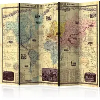 Artgeist Nouvelle Carte Du Monde 5-osainen sermi
