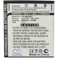 123accu Samsung SLB-0837 SB-L0837 akku - 820 mAh