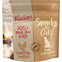 Purizon 3x40g Snack kanaa kalalla viljaton kissalle