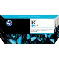 HP Tulostinpää (sis puhdistajan) cyan no 80