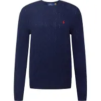 Ralph Lauren Neulepaita laivastonsininen / tulenpunainen