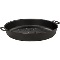 Kockums Jernverk - Uunivuoka rei'itetty 24 cm Musta