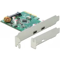 DeLOCK – PCI Express x4 Card to 2 x external SuperSpeed USB 10 Gbps USB Type-C female (90397)