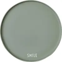 Design Letters suosikkilautanen Ø22 cm Smile-green