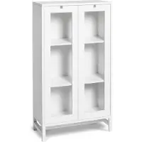 Mavis Falsterbo Vitriinikaappi 127 cm Valkoinen