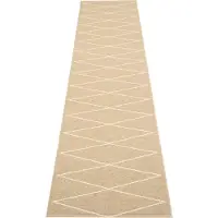 Pappelina Max Matto /vanilla 70x320 Cm - Kuviolliset matot Polyesteri Sand - MX6G732