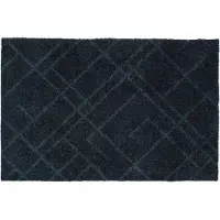 Tica Copenhagen Lines Rug 40x60 Cm Dark Grey - Kuviolliset matot Vinyyli Musta - 00642