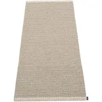 Pappelina Mono Rug 60x150 Cm Dark / - Muovimatot Polyesteri Linen - MN9G615
