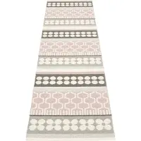 Pappelina Asta Matto 70x270 Cm Ruusu - Kuviolliset matot Pvc Harmaa - AS7727