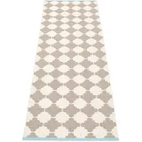 Pappelina Marre Matto 70x300 Cm Muta/vanilija/turkoosi - Muovimatot Pvc Beige - MA6730