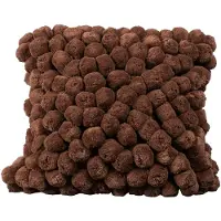 By On Pillow Pom Pom - Brown - 45X45CM