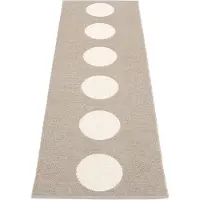 Pappelina , Vera matto 70x300 cm mud/vanilla