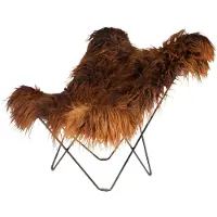 Cuero Design Iceland Mariposa Bf Chair /black - Nojatuolit Nahka Wild Brown - 1121301