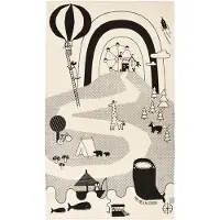 OYOY Living Design Mr. Megalodon Adventure Rug - Beige - 150X90CM