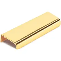 Beslag Design Lip Kahva Cc 80 Mm Kiillotettu - Nupit ja ovenkahvat Messinki - 343456-11