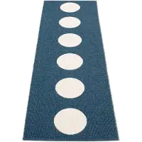 Pappelina Vera matto 70x225 cm ocean blue / vanilla