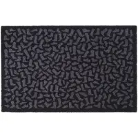 Tica Copenhagen Footwear Ovimatto 60x90cm /harmaa - Kynnysmatot Polyamidi Musta - 00540