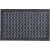Tica Copenhagen Floormat Polyamide, 90X60 Cm, Dot Design - Grey - 90X60X0.7CM