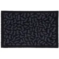 Tica Copenhagen Footwear Ovimatto 40x60cm /harmaa - Kynnysmatot Polyamidi Musta - 00576