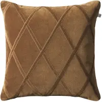 Chhatwal & Jonsson Orissa Tyynynpäällinen 50x50 Cm Konjakinruskea - Koristetyynyt & Suojukset Sametti Konjakki - CC740182-16V
