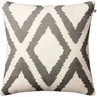 Chhatwal & Jonsson Diamond tyyny Grey/offwhite, 50 x 50 cm
