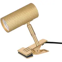Globen Lighting Hubble klipsivalaisin Harjattu messinki