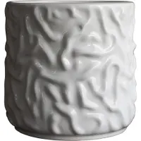 DBKD Swoon ruukku Ø 23 cm Shiny white