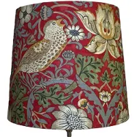 BERGO Lampskärmar Sixten 25 Strawberry Thief Red - Lampunvarjostimet Tekstiili Punainen - S10/25/313952100