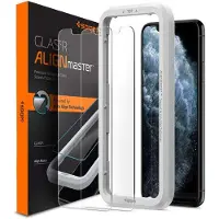 Spigen iPhone 11 Karkaistu lasi näytönsuoja Alm Glas.Tr Slim, 2 kpl