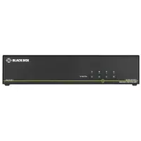 Black Box SECURE NIAP 3.0 KVM SWITCH - DUAL-HEAD, DISPLAYPORT, 4K, 4-PORT (SS4P-DH-DP-U)