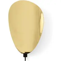 Menu Flambeau seinäkynttilänjalka, 40 cm, musta - messinki