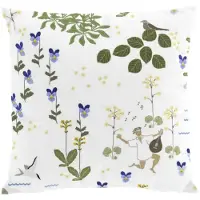 Arvidssons textil Rönnerdahl tyynynpäällinen 47 x 47 cm Offwhite-vihreä