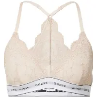 GUESS Rintaliivi 'Belle' beige / vaaleanharmaa / musta / valkoinen