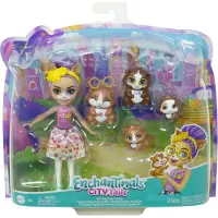 Enchantimals City Tails Glee Guinea Pig Family