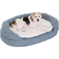 Zooplus Exclusive Memory-koiranpeti, soikea, siniharmaa P117xL72xK24cm