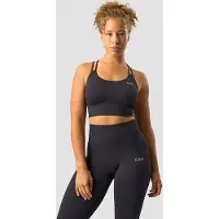 ICANIWILL Ribbed Define Seamless Sports Bra Dk Graphite