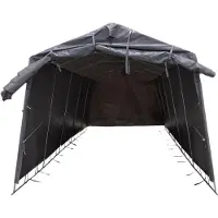 Fornorth 3,2x6m 350g tummanharmaa pressutalli